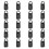 20PCS Alloy Safe Combination Code Number Lock Padl 2