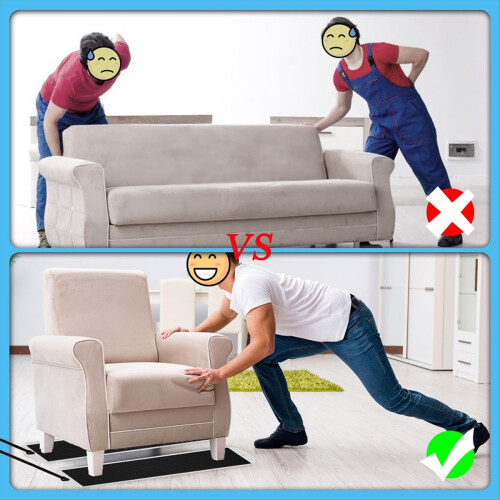 Pack of 2 Large Pull Cord Sliders, Furniture Glide 2