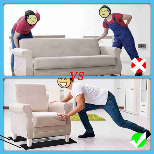 2 Pcs Large Appliance Slider with Pull Strap,Pull 2