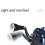 Fishing Reel Handle Aluminum Alloy Double Rocker E 6