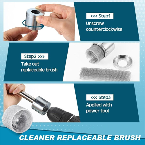 5pcs Copper Tube Cleaning Brush Pipe Cleaner Repla 1