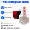 Plastic Motorized Damper PVC Check Valve Air Duct 9