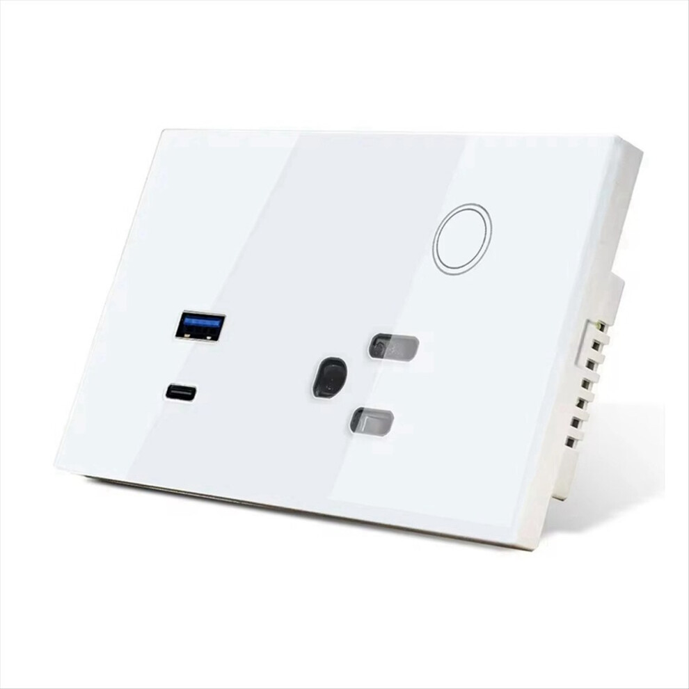 Wifi Smart Tuya 15A Wall Socket Usb Type-C Plug Ou 4854180830911
