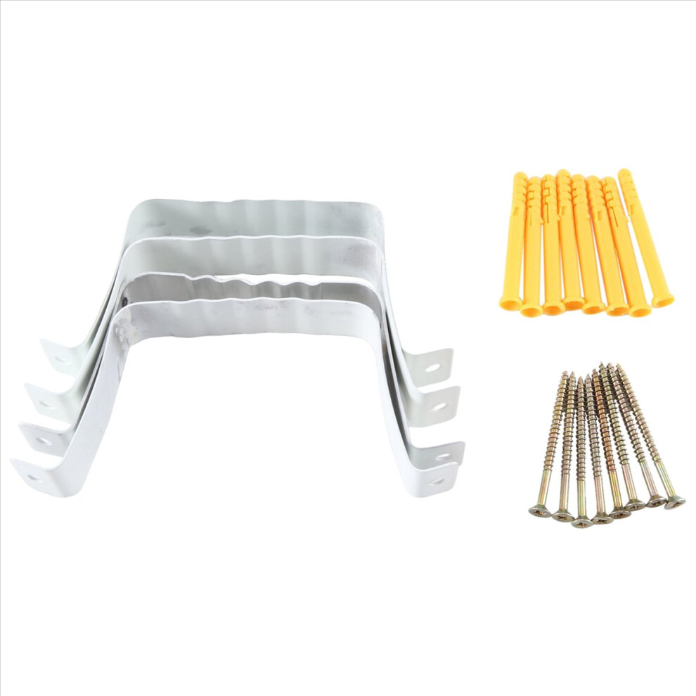 Downspout Adapter Gutter Strap 3X4 Leader (4 Pack) 4852006527427