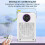 Portable Air Conditioner, 700ml USB Cooler with 3 4