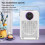 Portable Air Conditioner, 700ml USB Cooler with 3 7