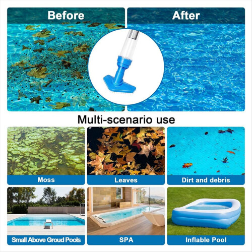 3in1 Cordless Rechargeable Pool Vacuum,Handheld Cl 2