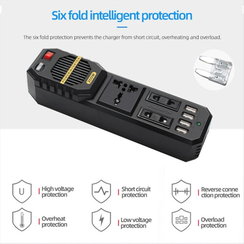 12V 200w Power Adapter on Board Inverter AC220V Co 2