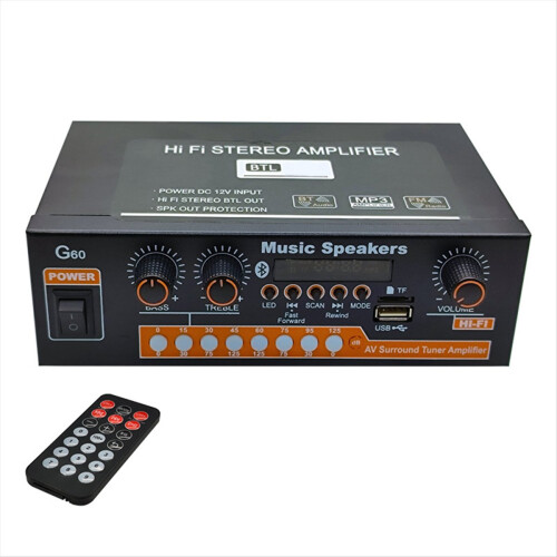 G60 Bluetooth Home Power Amplifier Subwoofer Suppo