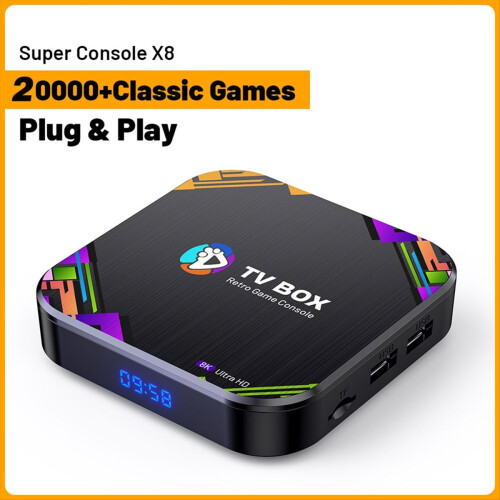 Android 13 TV Box Super Console X8 Retro Video Gam 2