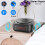 Protable DVD Player VCD FM Alarm Clock Radio Bluet 5