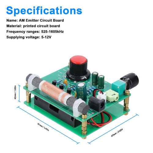 Amplitude Modulation AM Radio Emitter Experimental 2