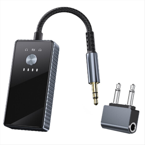 Bluetooth 5.2 Transmitter,Low Latency, 3.5mm AUX J