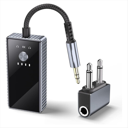 Bluetooth 5.2 Transmitter,Low Latency, 3.5mm AUX J 1