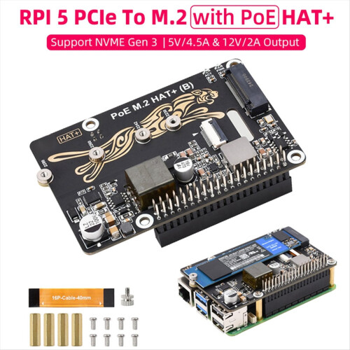 PCIe to M.2 Xpansion Board with PoE Function Suppo 2