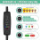 2 Plant Lamp LED Full Spectrum with 3 Light Modes, 5