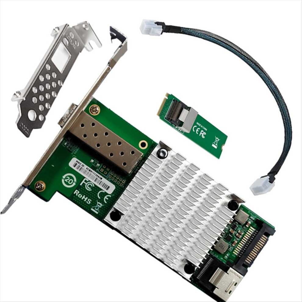 Photos - Other for Computer Kopinma M.2 Key M to 10G SFP+ Network Card for 82599 Chips 