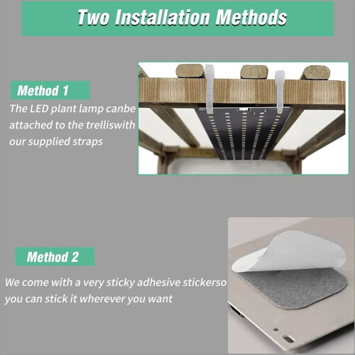 2 Plant Lamp LED Full Spectrum with 3 Light Modes, 2