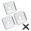 6pcs X-Blade Dual Mulching Blade Adapters Compatib 5