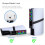 For Slim/Pro Cooling Fan with LED Light Quiet and 5