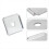 6pcs X-Blade Dual Mulching Blade Adapters Compatib 6
