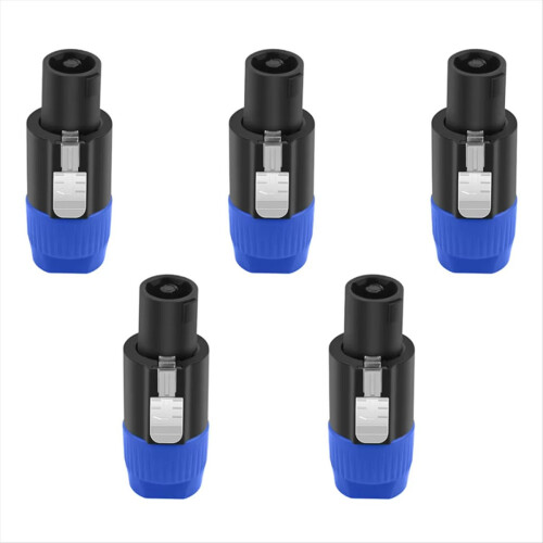 5PCS 4 Pin NL4FC Speaker Connector Plug with Twist