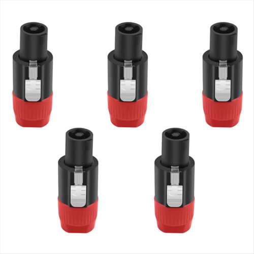 5PCS 4 Pin NL4FC Speaker Connector Plug with Twist 1