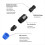 5PCS 4 Pin NL4FC Speaker Connector Plug with Twist 4