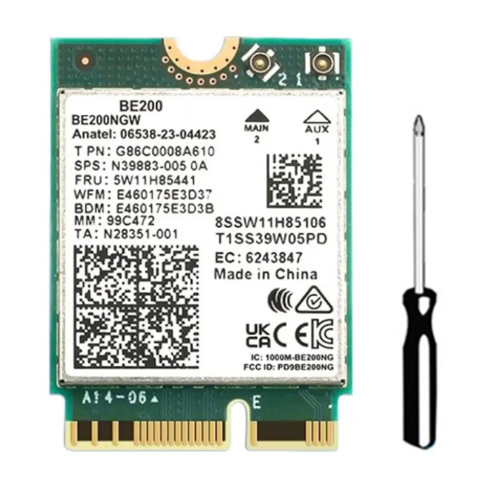 Be200 Wifi 7 Wireless Wifi Card Wifi 6E Be200ngw B 4852006500994