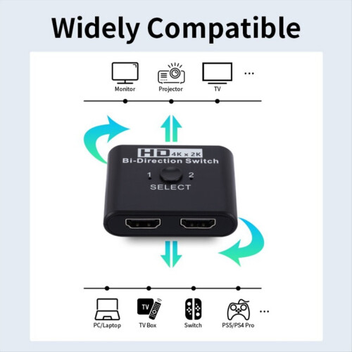 4K X 2K -Compatible Switch Bi-Direction 2 Ports Sp 1