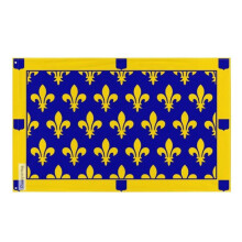 Drapeau Ardèche version 2 – 60 x 90 cm – Polyester Résistant – 2 Œillets en Métal – Usage Intérieur / Extérieur – Pixelforma