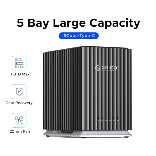 HDD Docking Station 5 Bay Personal Storage Hard D 2
