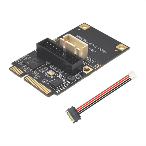 Mini PCIE to 19Pin 2Port USB3.0 Adapter Expansion