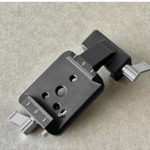 Rail Clamp Mounting Plate Cold Shoe 1/4 3/8 Vertic 1