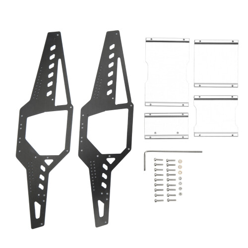 Silver 1/24 RC Car Roll Cage Frame for Axial SCX24 Easy Install 1