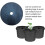 NonWoven Tree Mulch Ring Weed Control Mat, Moisture Retention, 10 Pack 32cm Round Cover 3