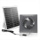 Ventilation 6Inch High-Speed Solar Silent Fan with 1