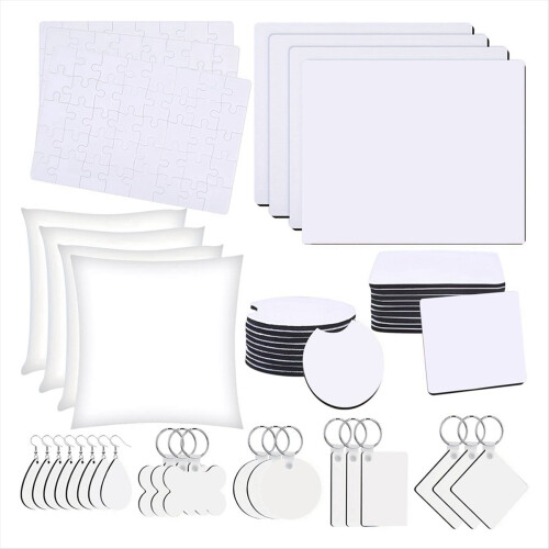 82PCS Sublimation Blanks Products Set, Christmas C