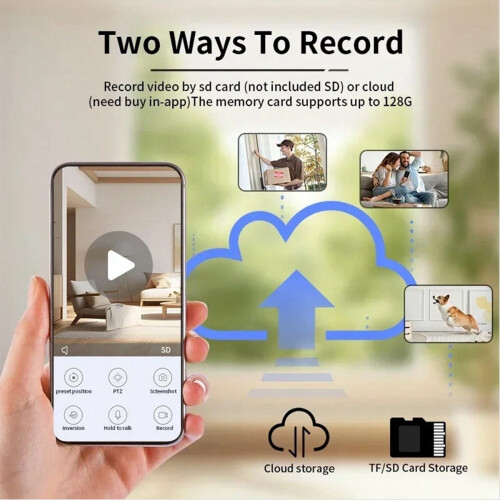 2MP Wireless Wifi Camera Auto Tracking AI Human De 2