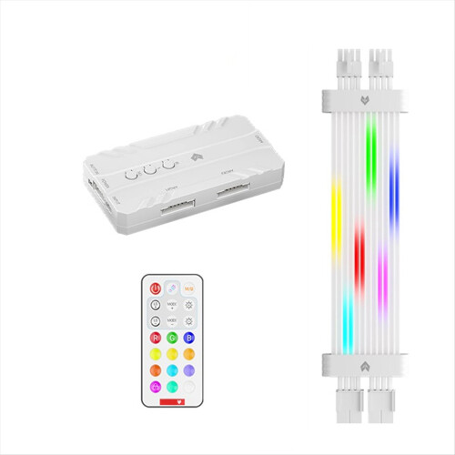 8Pin ARGB Graphics Card Power Supply Cable RGB Ext 2