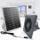 Ventilation 6Inch High-Speed Solar Silent Fan with 4