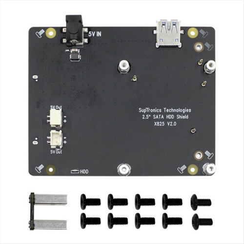 X825 V2.0 2.5Inch HDD/SSD Storage Expansion Board+ 2