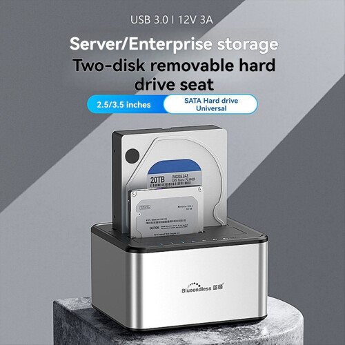 Dual-Slot Hard Drive Docking Station Mechanical S 2