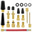 21pcs Bicycle Valve Adapter Sleeve Conversion Nozz 1