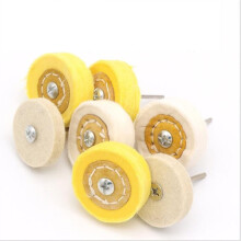 T Shape Handle Polishing Wheel Cloth Wool Wheel Grinding Head For Metal Jewelry Jade Carving Polishing Machine