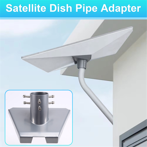 Roof Mount Plate Pole Base Satellite Antennae Wall 2