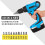 17pcs Flexible Drill Bit Extension,3pcs Rotatable 6