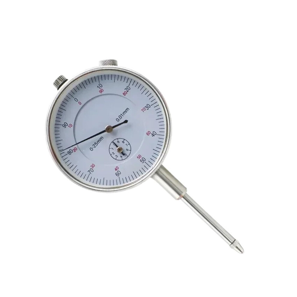 Dial Indicator 025Mm 0.01Mm Precision Measuring Tool With Clear Easy Readings For Industrial Use 9199774010054