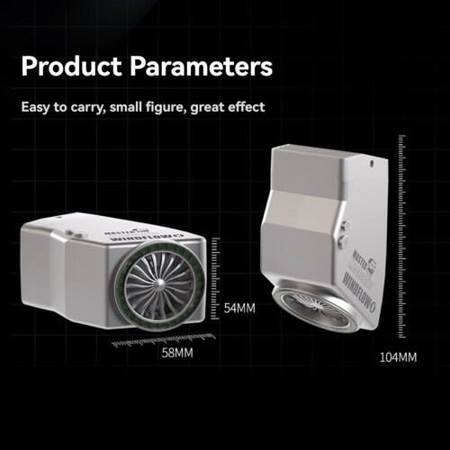 WindFlow X Exhaust Fan with Light Powerful Smoke 2