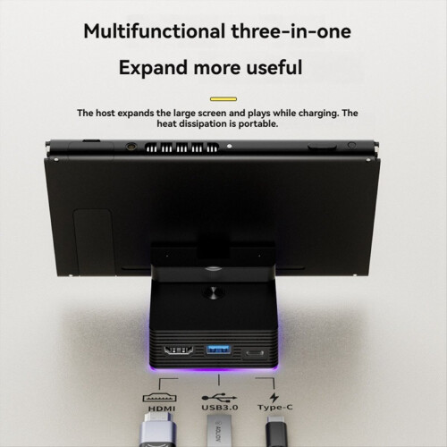 for 3 in 1 Docking Station Support 4K/1080P Video 2